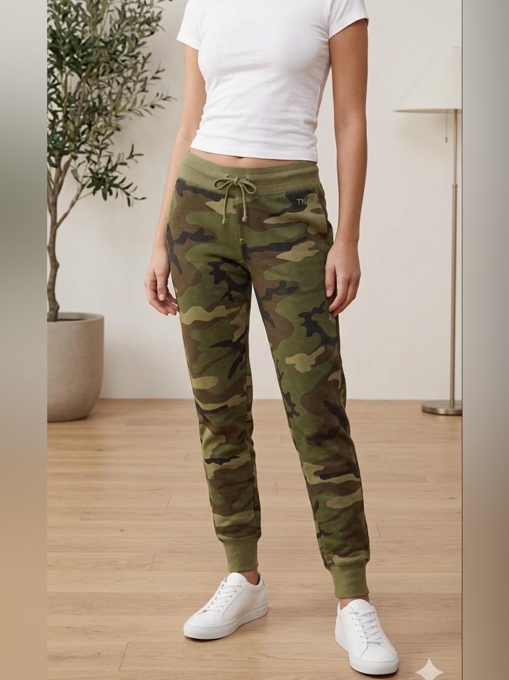 TNA Green Camo Sweatpants